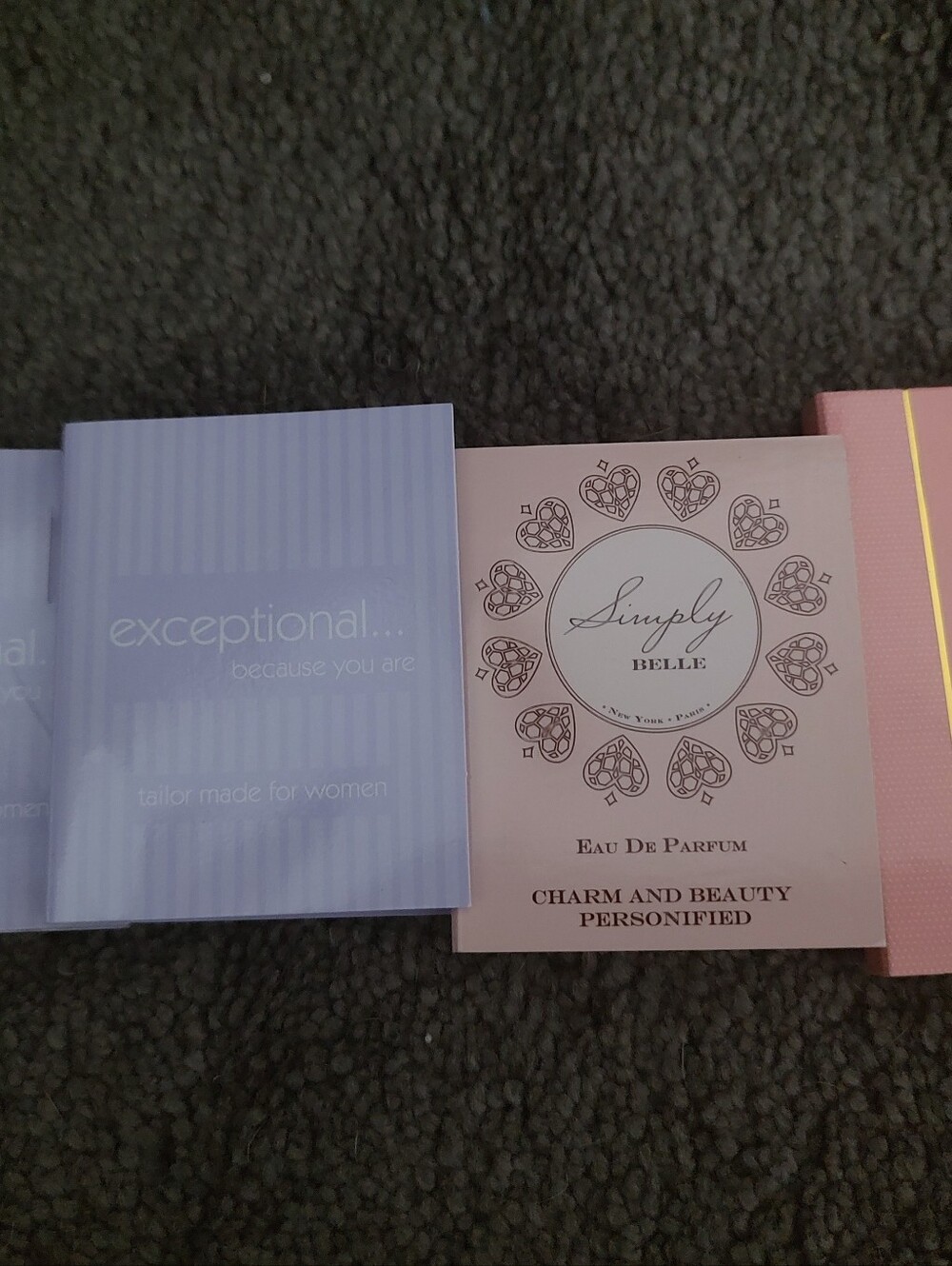 4 New Perfume Samples